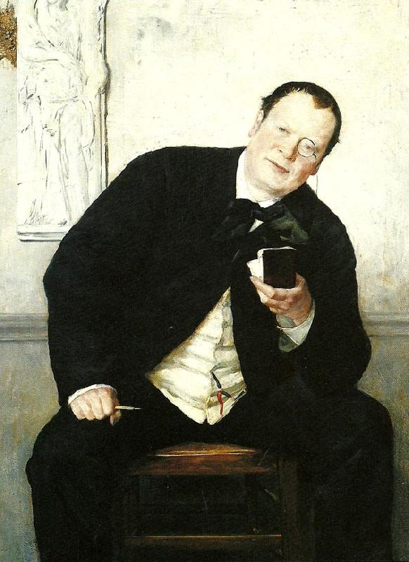Ernst Josephson portrtt av godfrey renholm oil painting picture